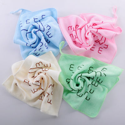 Asciugamano per bambini in microfibra da cucina 25*25cm Asciugamano per bambini ad assorbente morbido