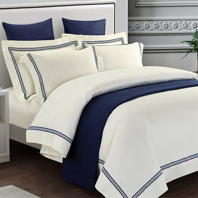 Disegni casuali coperte confortevole letto hotel biancheria da letto set con 40 contare tessuto di cotone