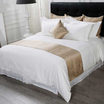 Disegni casuali coperte confortevole letto hotel biancheria da letto set con 40 contare tessuto di cotone