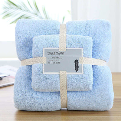 Super assorbente ipoallergenico rettangolo di corallo di velluto di microfibra asciugamano da bagno per regalo