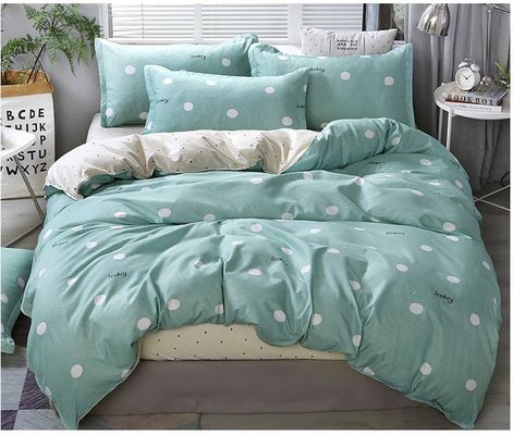 Set di biancheria da letto per stampa in poliestere personalizzato con 2 cuscinetti e cerniera
