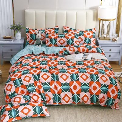 40S Fabric Count 200TC Thread Count Super King Set di biancheria da letto stampata Disegni di copertura di lusso