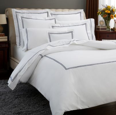 Set di coperte da letto di lusso di Nantong con coperture ricamate a punti per letto king size