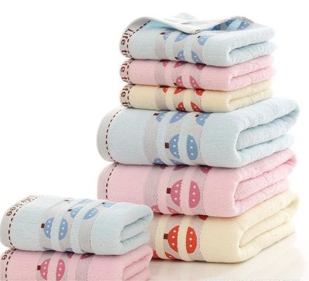 Set di asciugamani Quadrato Hotel di lusso Ricami personalizzati Bagno Super soffice spessa Bagno 100% cotone