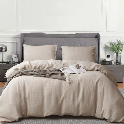Sostenibile 100% Naturale Puro Lino di Canapa 170 Gsm Lino Copertura di Cappotto Set Letto