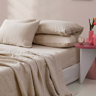 Sostenibile 100% Naturale Puro Lino di Canapa 170 Gsm Lino Copertura di Cappotto Set Letto