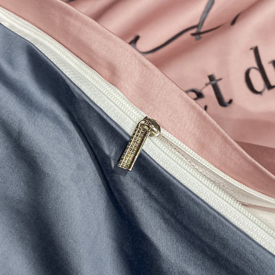 Lyocell Geometric 100% Tencel Set Lettiera con Stripe Design Set di copertura di copriletto personalizzato