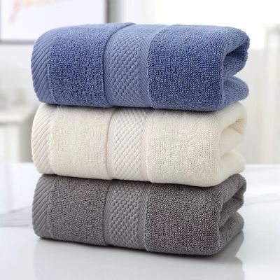 Set di asciugamani da bagno bianchi personalizzati 70*140cm 100% cotone Asciugamani da bagno per hotel di lusso