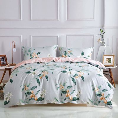 3PCS Colori personalizzati Set di copertura per coperte di lusso 100% cotone Set di biancheria da letto per designer