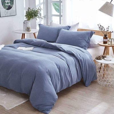 200TC Conteggio dei fili Custom Colorato Letto da letto per hotel Set comodino con riempimento di cotone