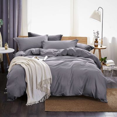 200TC Conteggio dei fili Custom Colorato Letto da letto per hotel Set comodino con riempimento di cotone