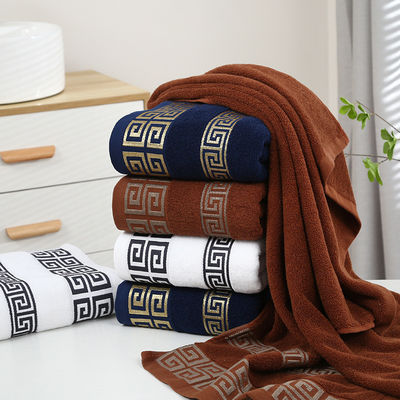 Fino al 100% di cotone Set di asciugamani Custom Logo Hotel Piscina Viaggi Colore solido Perfetto regalo