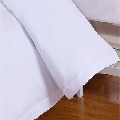 Set di biancheria da letto di cotone 100% bianco per il comfort degli alberghi di lusso