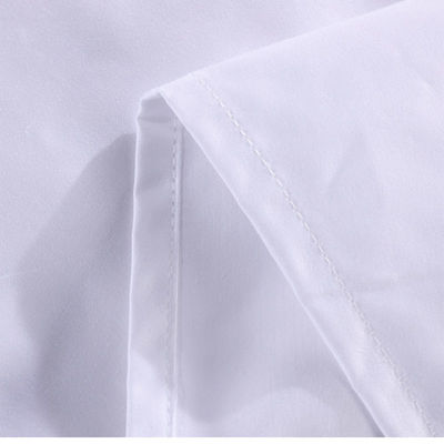 Set di biancheria da letto di cotone 100% bianco per il comfort degli alberghi di lusso
