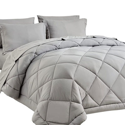 Letto per la casa morbido ed ecologico Set di letti per coperte in microfibra sostenibile in 3 pezzi