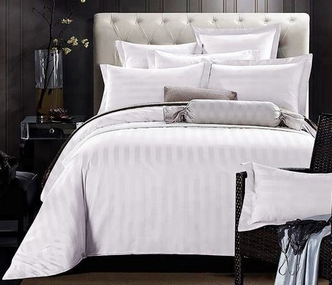 Pantaloni da letto per hotel, cuscino singolo, doppio, di cotone/CVC 40S, 1 e 3 cm, strisce