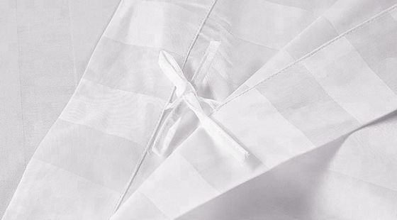 Pantaloni da letto per hotel, cuscino singolo, doppio, di cotone/CVC 40S, 1 e 3 cm, strisce