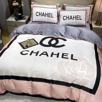 Kit di matrimonio in quattro pezzi 100% poliestere stampato in 3D Set di biancheria da letto di lusso King Size per il tuo
