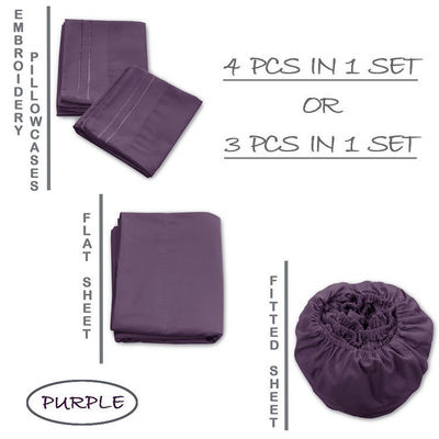 Set di lenzuola da letto da riempimento in poliestere per coppie di biancheria da letto in taglia Queen King