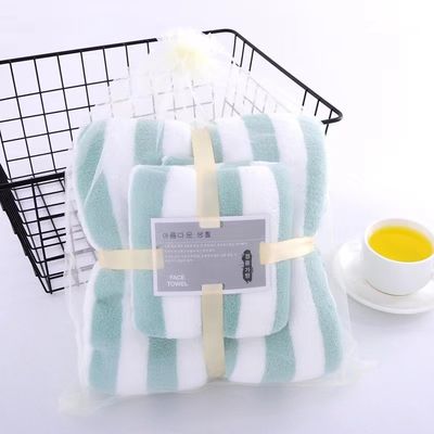 Toaleta da bagno in velluto di corallo tessuto Confezione a spessore e assorbente Ideale come regalo