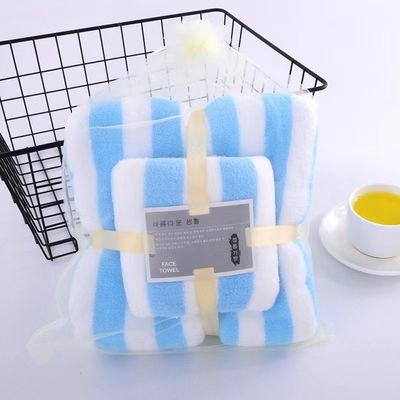 Toaleta da bagno in velluto di corallo tessuto Confezione a spessore e assorbente Ideale come regalo