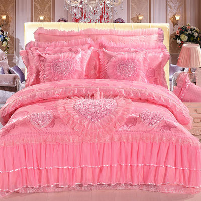 Modello colorato semplice 100% cotone 200TC lenzuola da letto Set di lenzuola da letto di lusso