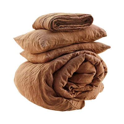 Sfruttate il nostro set di biancheria da letto 100% di lino francese Set di copertura di coperta per un sonno di lusso