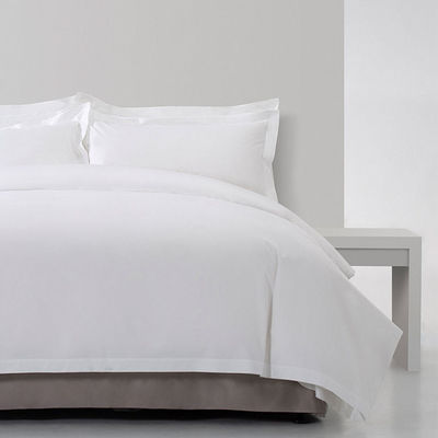 100% cotone 200TC Letto d'albergo 4 pezzi Set comodino Letto di lusso per bambini / adulti