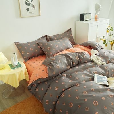 Set di biancheria da letto in poliestere da 4 pezzi con opzioni di personalizzazione