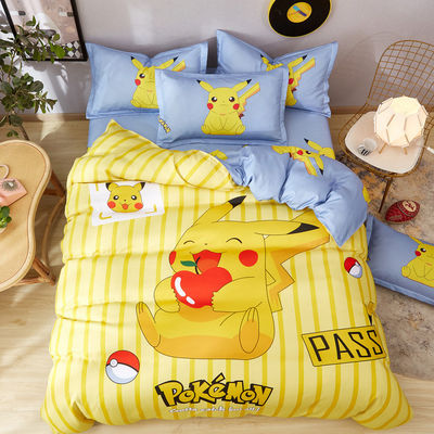 Standard Nazionali Colore Duralità Grado Lusso Cartoni animati Set di biancheria da letto per studenti dormitorio