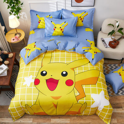 Standard Nazionali Colore Duralità Grado Lusso Cartoni animati Set di biancheria da letto per studenti dormitorio