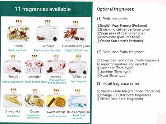 Home Office profumi Decorazione Desodorante igienico Aromo senza fuoco Fiore eterno Vigneto