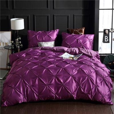 3d Luxury Style Hotel Home Bianco Euro Copertura di copriletto Con Copertura di cuscino 3pcs Set Lettiere