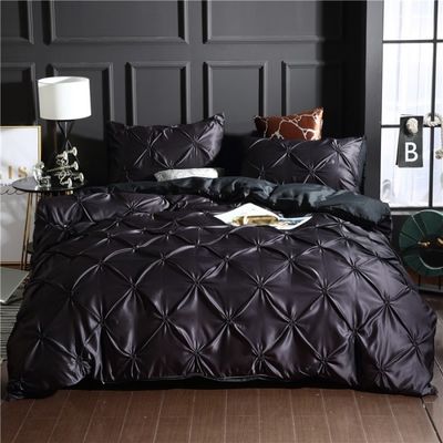 3d Luxury Style Hotel Home Bianco Euro Copertura di copriletto Con Copertura di cuscino 3pcs Set Lettiere