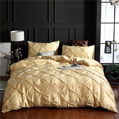 3d Luxury Style Hotel Home Bianco Euro Copertura di copriletto Con Copertura di cuscino 3pcs Set Lettiere