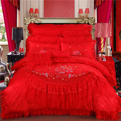 Set di biancheria da letto di lusso 100% cotone 200TC Set di biancheria da letto da letto anti-tiraggio