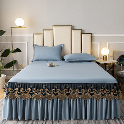 Migliora il tuo gioco di biancheria da letto con questo set di biancheria da letto grande come una regina di 3 kg di tessuto 100% poliestere