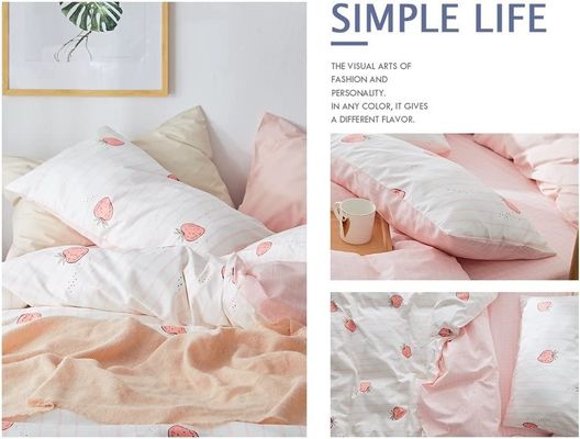 100% di cotone copertura di copertura Kawaii copertura di copertura di fragole per culla nel letto