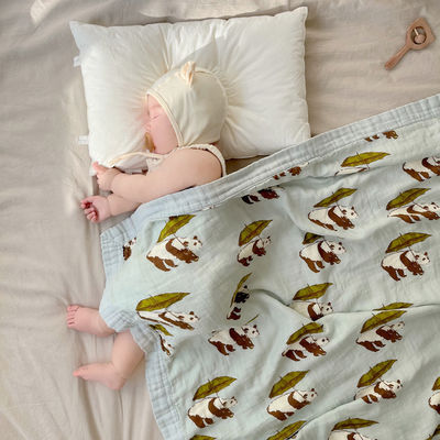 Modello di stile Bambino Bambù cotone garza Bagno Neonato Quilt Set per Classe A Letto da culla