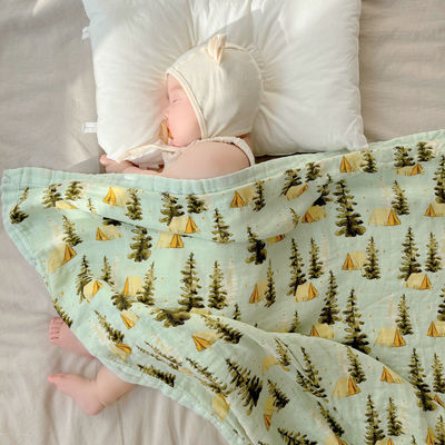 Modello di stile Bambino Bambù cotone garza Bagno Neonato Quilt Set per Classe A Letto da culla