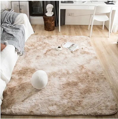 Moderno colore misto islamica poliestere Shaggy camera da letto casa tappeto decorativo per commerciale