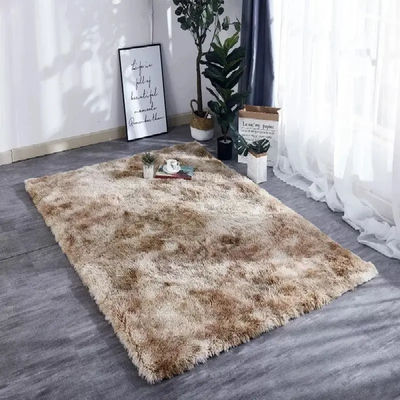 Moderno colore misto islamica poliestere Shaggy camera da letto casa tappeto decorativo per commerciale