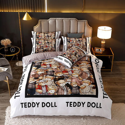 Cartoon Style 2023 Letti da letto per bambini Set da letto per bambini in tessuto 100% poliestere