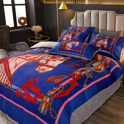 Set di biancheria da letto di lusso con tende e copertura personalizzabile