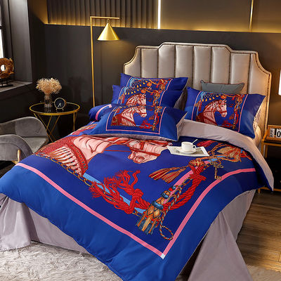 Set di biancheria da letto di lusso con tende e copertura personalizzabile