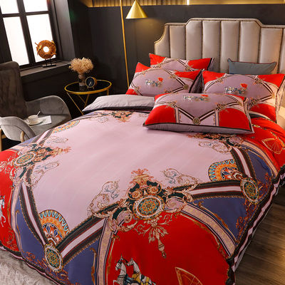 Set di lenzuola diretta Letto Set di lenzuola per letto 4 pcs Copertura di letto Letto di lusso Lettiera cuscino