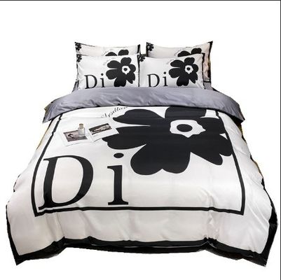 Home Tessili Set di biancheria da letto a colori personalizzati con lenzuola montata e copertura per coperte di design