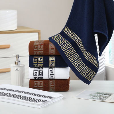 Logo personalizzato asciuga veloce 100% tessuto di cotone Hotel Bagno Towel Set per l'occasione Natale
