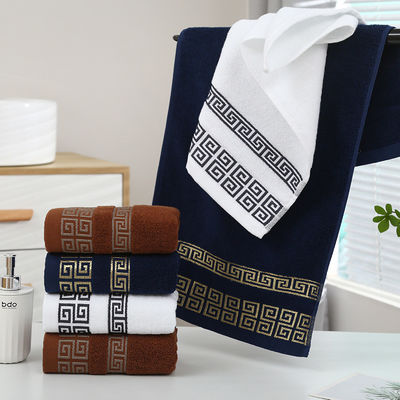 Logo personalizzato asciuga veloce 100% tessuto di cotone Hotel Bagno Towel Set per l'occasione Natale