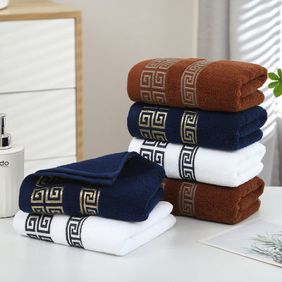 Logo personalizzato asciuga veloce 100% tessuto di cotone Hotel Bagno Towel Set per l'occasione Natale